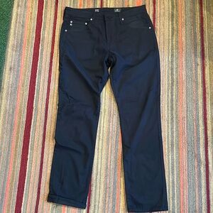 AG Jeans Everett Slim Straight Sueded Black Size 34/32